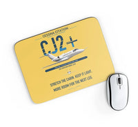 Thumbnail for Cessna Citation CJ2+ design on yellow rectangle mouse pad