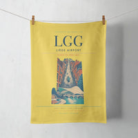 Thumbnail for Liège Airport (LGG) design on yellow towel
