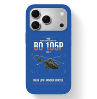 Thumbnail for MBB BO 105P PAH-1 design on blue magsafe iphone case, for iPhone 17 Pro