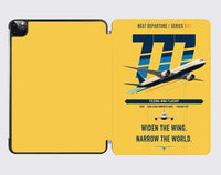 Thumbnail for Boeing 777-9 design on yellow ipad tablet case