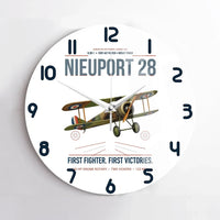 Thumbnail for Nieuport 28C.1 design on white no frame wall clock