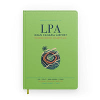 Thumbnail for Gran Canaria Airport (LPA) design on light green notebook