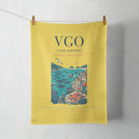 Thumbnail for Vigo Airport (VGO) design on yellow towel