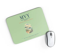 Thumbnail for Martha's Vineyard Airport (MVY) design on light green rectangle mouse pad