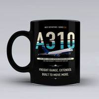 Thumbnail for A310-300P2F Mug design on black airbus