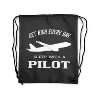 Thumbnail for Get High Every Day Sleep Drawstring Bag - view 3