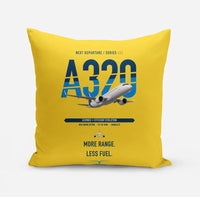 Thumbnail for Airbus A320neo design on yellow pillow