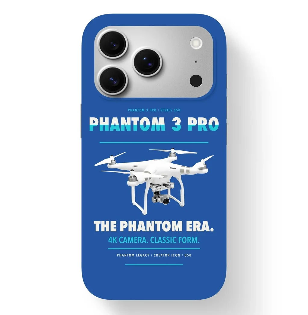 DJI Phantom 3 Professional Case design on blue iphone case