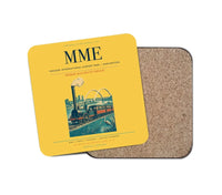 Thumbnail for Teesside International Airport (MME) design on yellow 1 piece coaster