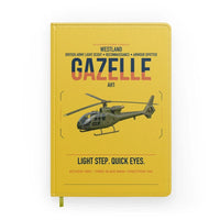 Thumbnail for Westland Gazelle AH1 design on yellow notebook
