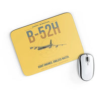 Thumbnail for B-52H Stratofortress design on yellow rectangle mouse pad