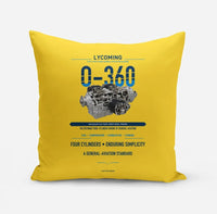 Thumbnail for O-360 design on yellow pillow