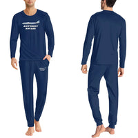 Thumbnail for The Antonov AN-225 men pajamas - Dark Blue