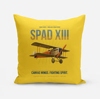 Thumbnail for SPAD XIII design on yellow pillow
