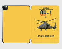 Thumbnail for Kawasaki OH-1 design on yellow ipad tablet case
