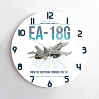 Thumbnail for EA-18G Growler design on white no frame wall clock