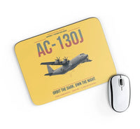 Thumbnail for AC-130J Ghostrider design on yellow rectangle mouse pad