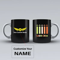 Thumbnail for Customisable Colourful Cabin Crew Mug - view 3