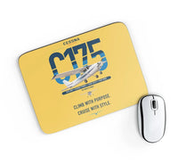 Thumbnail for Cessna 175 Skylark design on yellow rectangle mouse pad