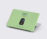 Thumbnail for Jackson Hole Airport (JAC) design on light green MacBook case