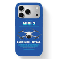 Thumbnail for DJI Mini 3 Case design on blue iphone case