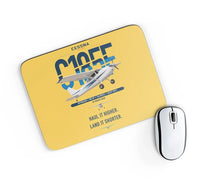 Thumbnail for Cessna A185F Skywagon design on yellow rectangle mouse pad