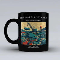 Thumbnail for VINTAGE G4509 - The Salvage Yard - Ceramic Mug design on black