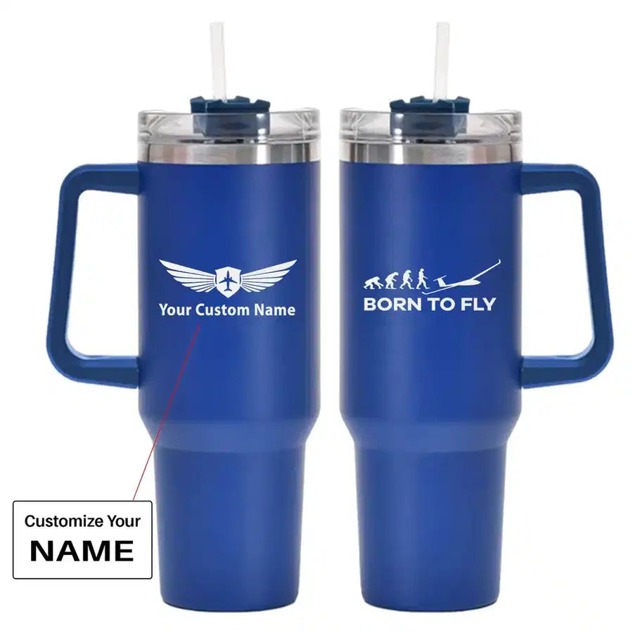 Customisable Born to Fly Mug - view 3