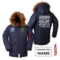 Thumbnail for Airline Pilot Label Bomber Jacket - view 3