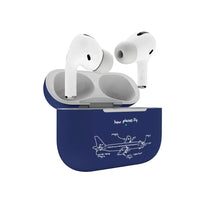 Thumbnail for How Planes Fly AirPods Pro plastic case - Dark Blue
