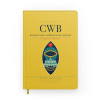 Thumbnail for Afonso Pena International Airport (CWB) design on yellow notebook