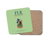 Thumbnail for Florence Airport (FLR) design on light green 1 piece coaster