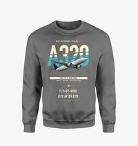 Thumbnail for Airbus A320 design on gray sweatshirt