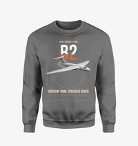Thumbnail for Handley Page Victor B2 design on gray sweatshirt