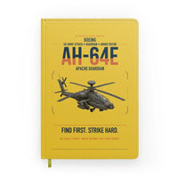 Thumbnail for Boeing AH-64E Apache Guardian design on yellow notebook