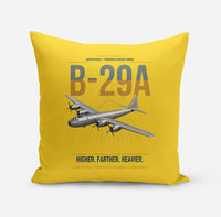 Thumbnail for B-29A Superfortress design on yellow pillow