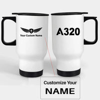 Thumbnail for Customisable Airbus A320 Travel Mug - view 3