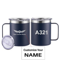 Thumbnail for Customisable Airbus A321 Mug - view 3