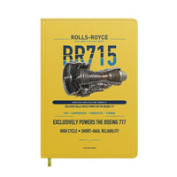 Thumbnail for BR715 design on yellow notebook