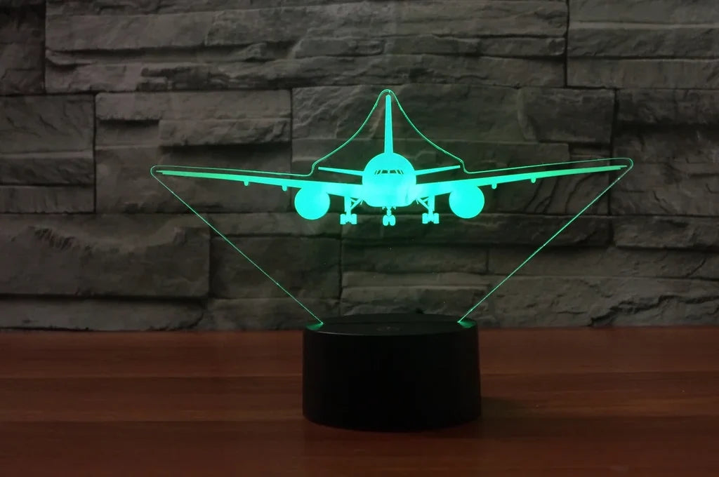 Customisable Boeing 777 3D Lamp - view 4