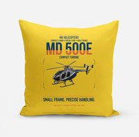 Thumbnail for MD Helicopters MD 500E design on yellow pillow