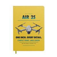 Thumbnail for DJI Air 2S design on yellow notebook