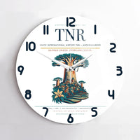 Thumbnail for Ivato International Airport (TNR) design on white no frame wall clock