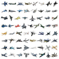 Thumbnail for 60 Pieces Fighter Aircraft Sticker - view 3