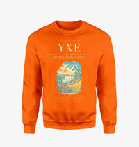Thumbnail for Saskatoon John G. Diefenbaker International Airport YXE Sweatshirt - Orange