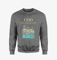 Thumbnail for Cadjehoun Airport (COO) design on gray sweatshirt