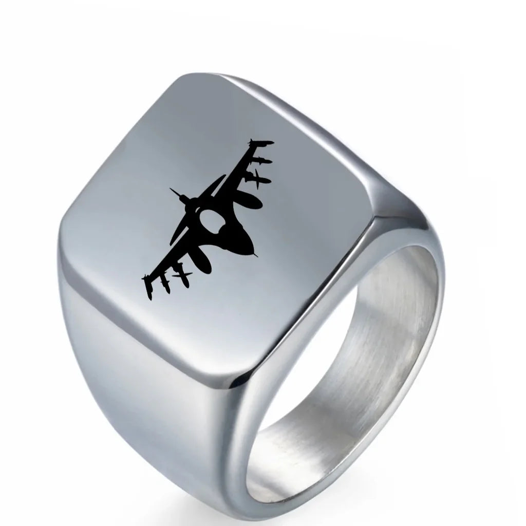 Aircraft Silhouette Ring - view 3