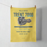 Thumbnail for TRENT 7000 design on yellow towel