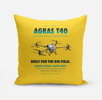 Thumbnail for DJI Agras T40 design on yellow pillow