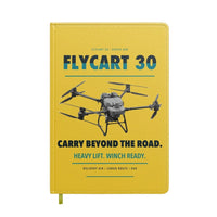 Thumbnail for DJI FlyCart 30 design on yellow notebook